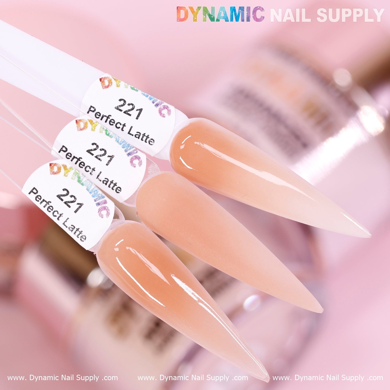 Perfect Latte - Nude Acrylic Powder (#221) Brown tone cover acrylic for any skin tones