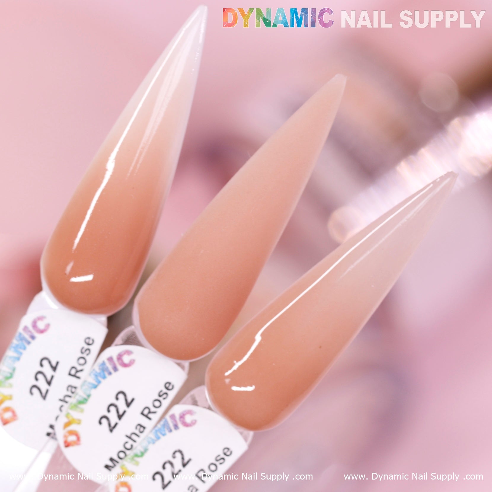 Mocha Rose - Nude Acrylic Powder (#222) Chocolate tone cover acrylic