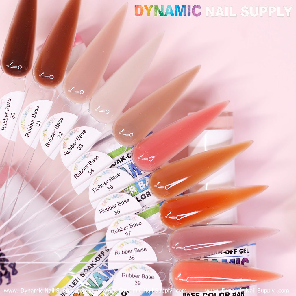 (BIAB) Rubber Base gel (Builder Gel in a Bottle) Number 30 to 39 collection