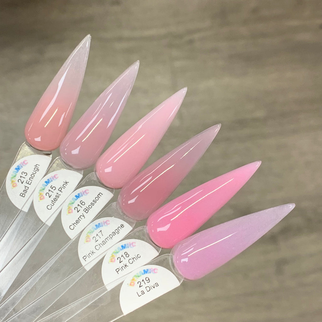 "La Diva" Nude Acrylic Powder (#219) Dragon Pink Purple Nude Color