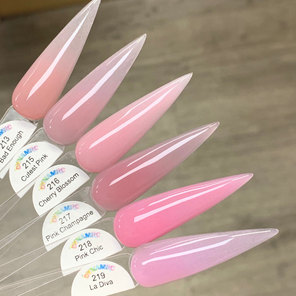 "La Diva" Nude Acrylic Powder (#219) Dragon Pink Purple Nude Color