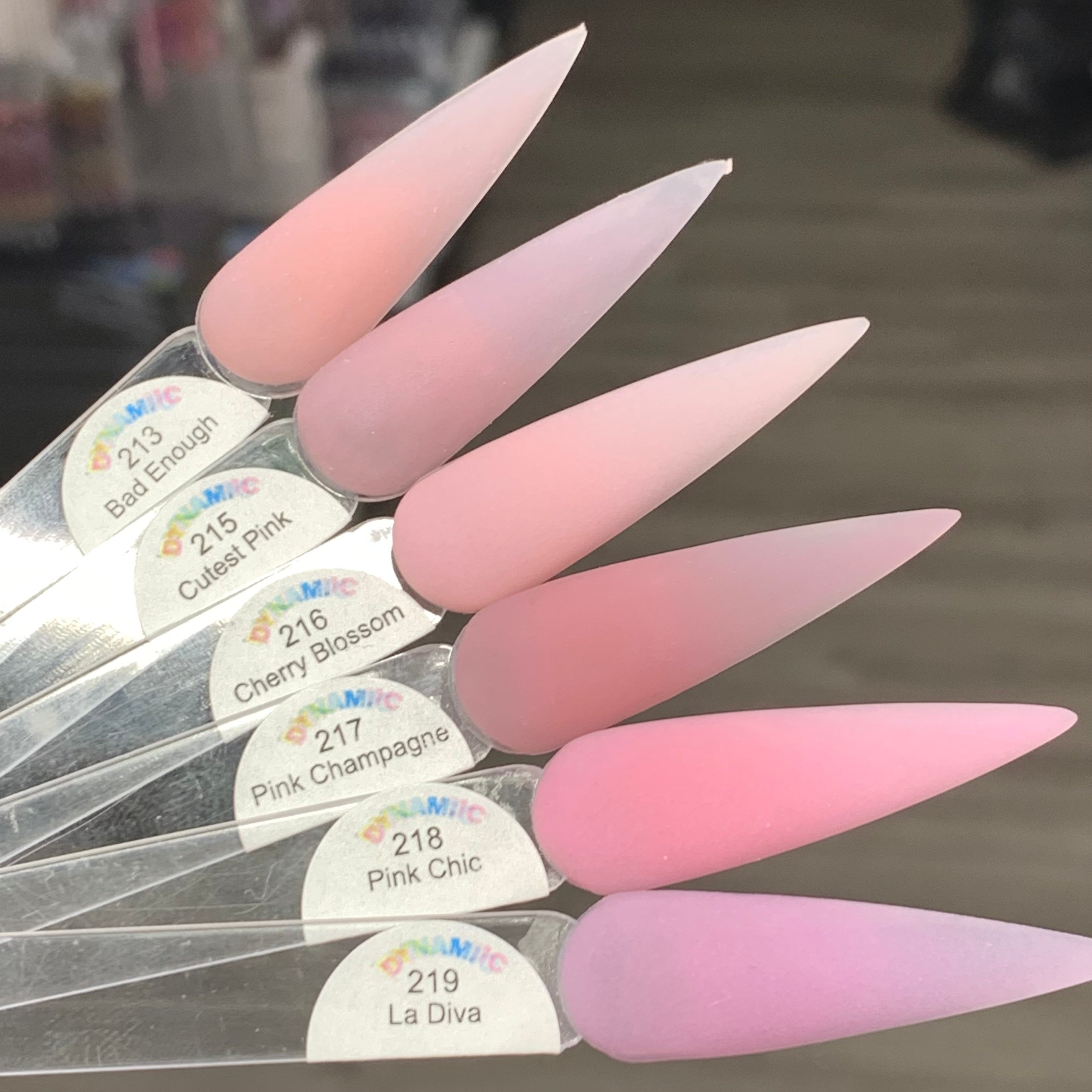 Pink Champagne Nude Acrylic Powder (#217) Deep Pink Nude Color for any skin tone