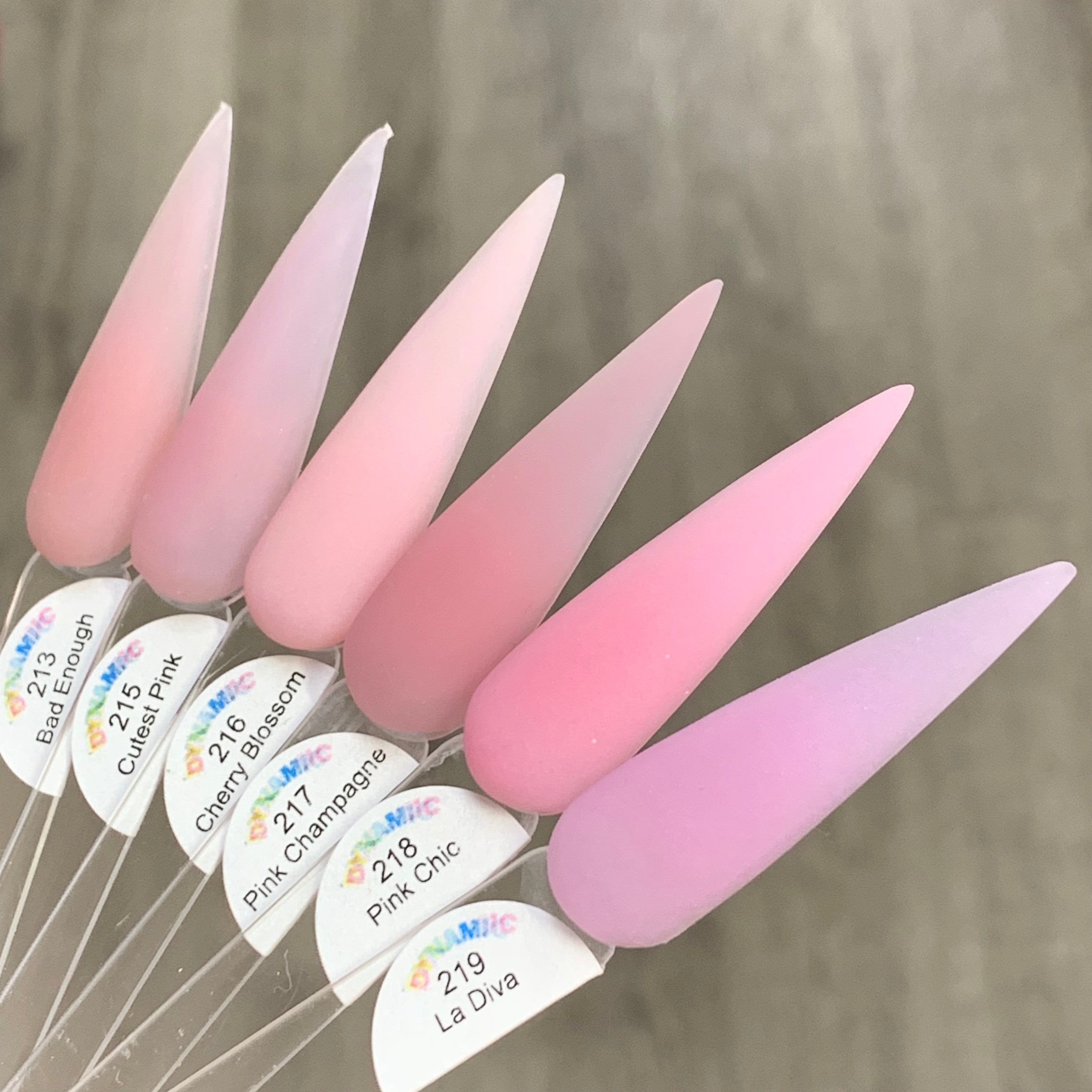 "La Diva" Nude Acrylic Powder (#219) Dragon Pink Purple Nude Color