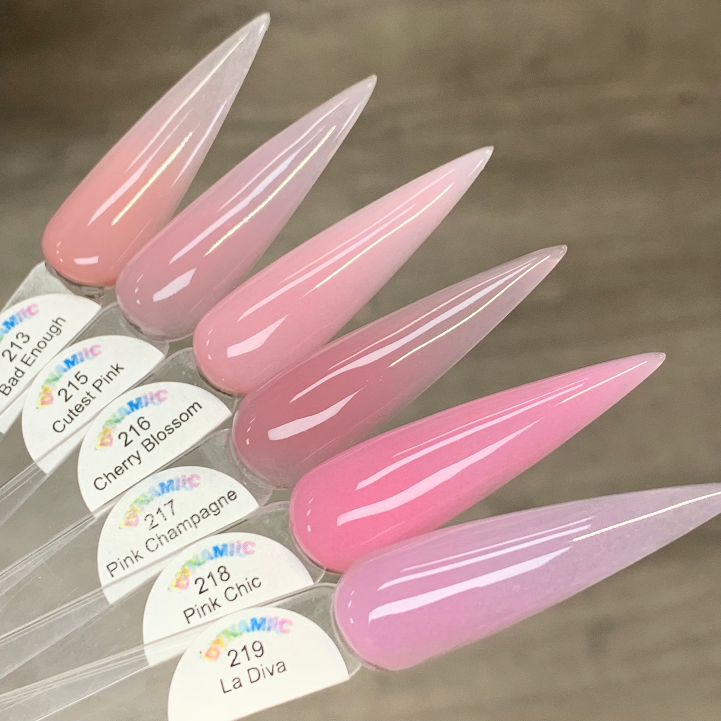 Pink Champagne Nude Acrylic Powder (#217) Deep Pink Nude Color for any skin tone