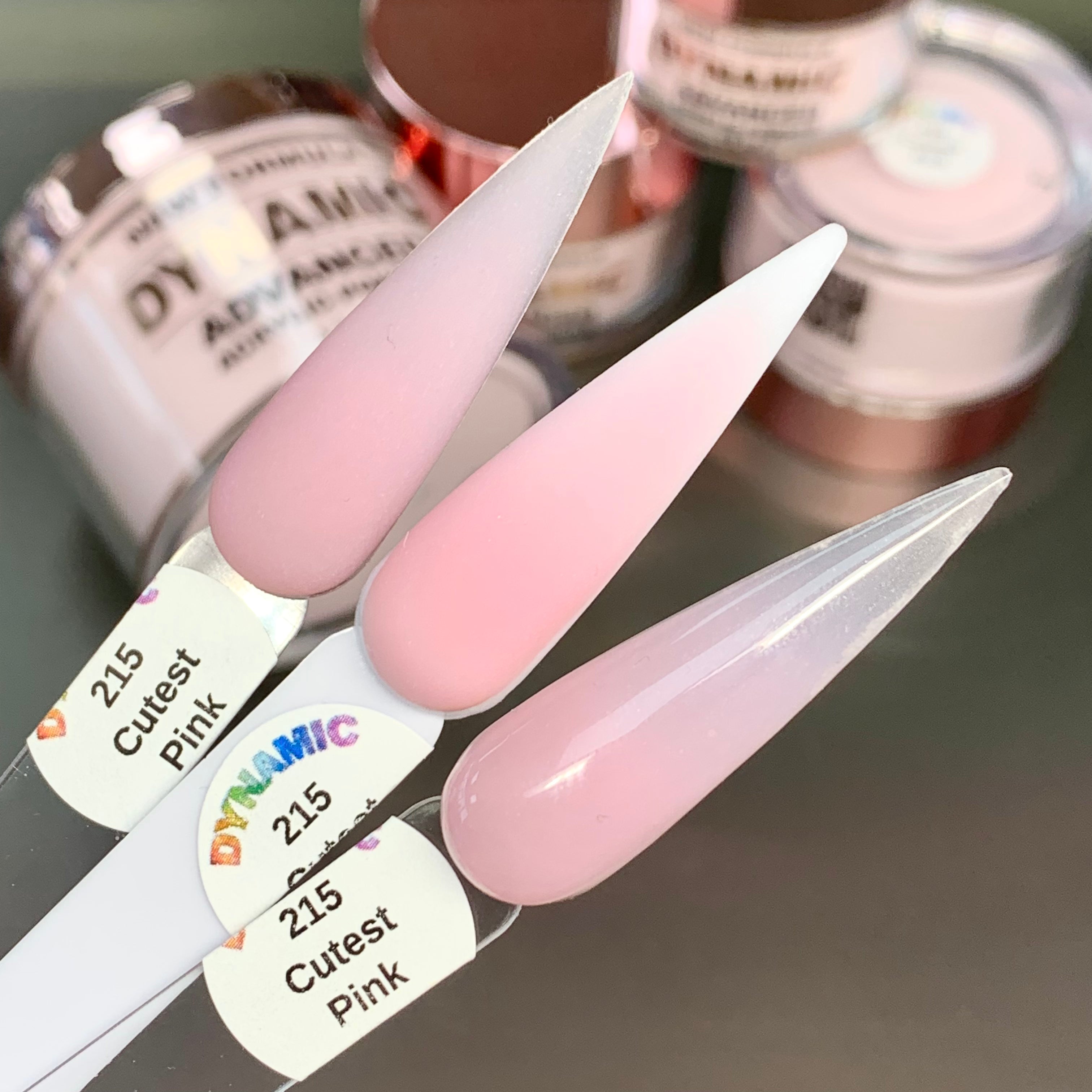 Cutest Pink Nude Acrylic Powder (#215) Pretty Pink Nude Color for Any Skin tone