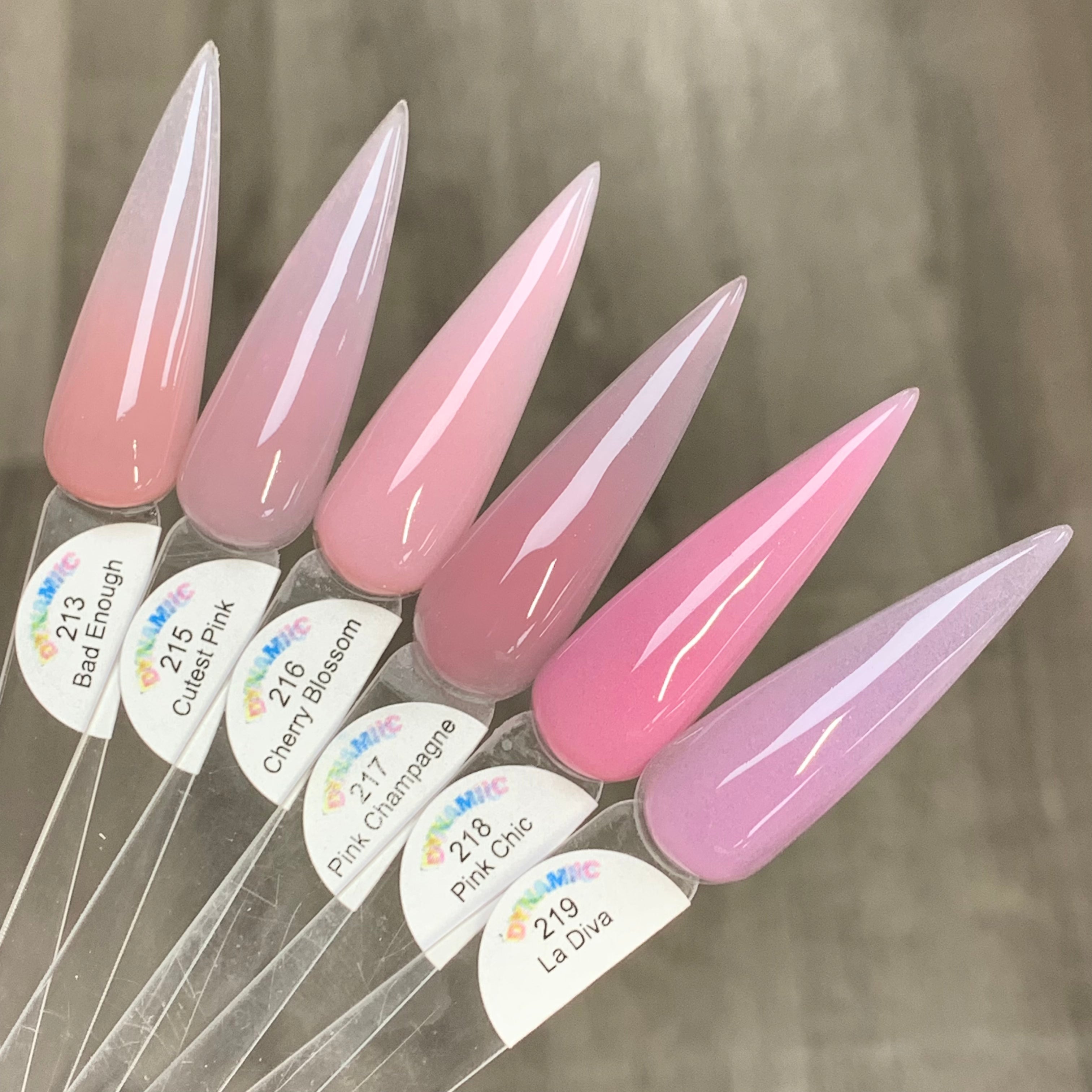 Cherry Blossom Nude Acrylic Powder (#216) bright pink acrylic for Pink & White Ombre nails