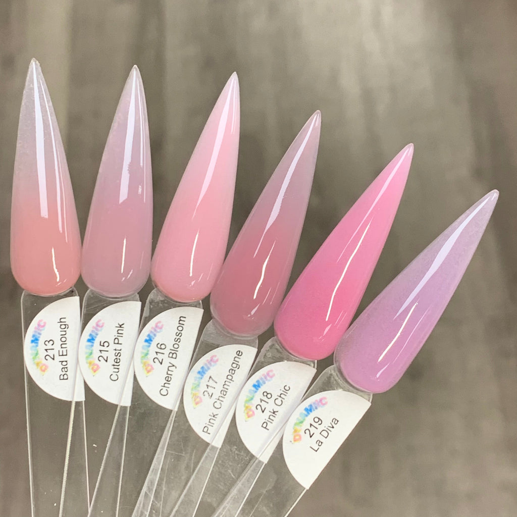 Pink Champagne Nude Acrylic Powder (#217) Deep Pink Nude Color for any skin tone