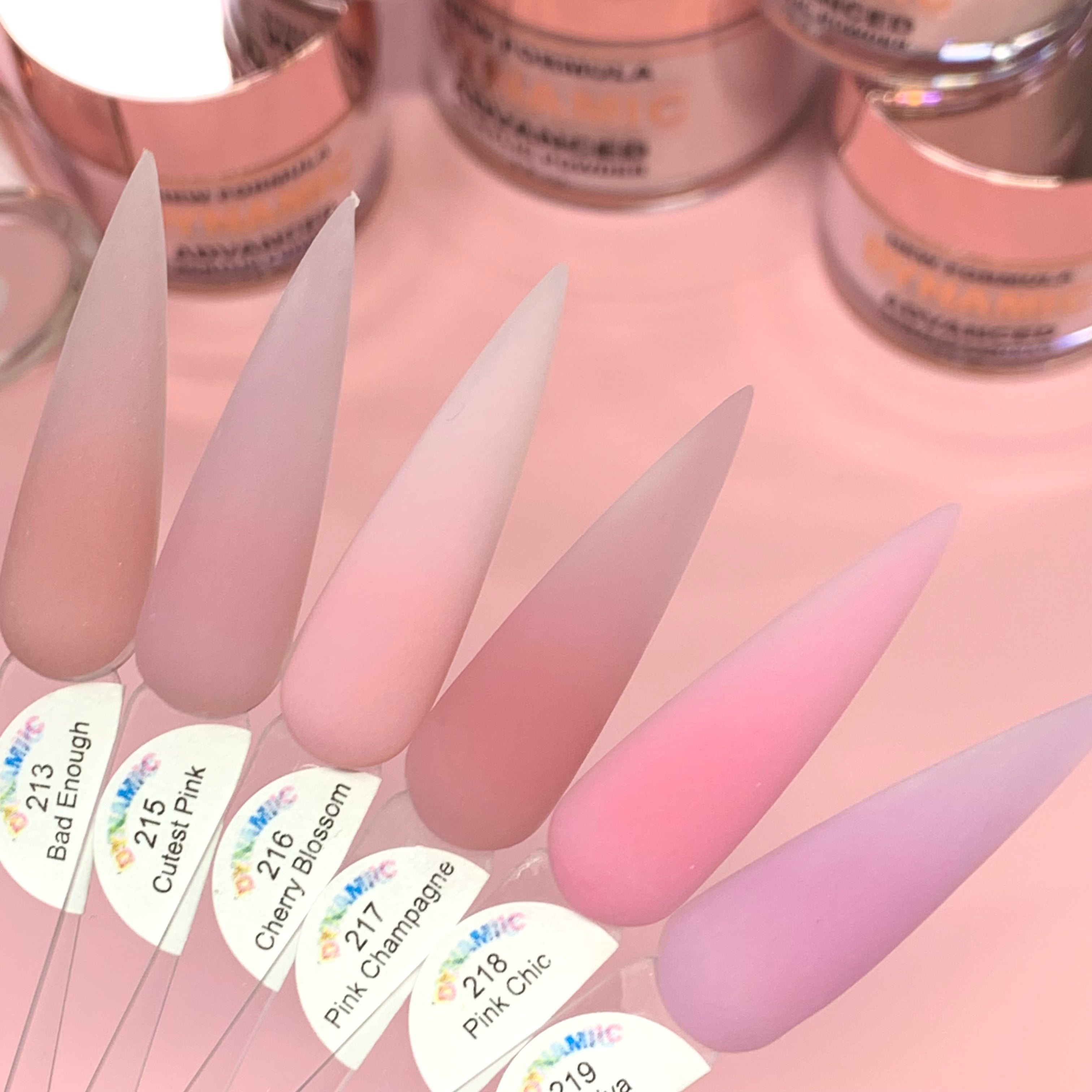 Pink Chic Nude Acrylic Powder (#218) Pink Nude Color for summer time